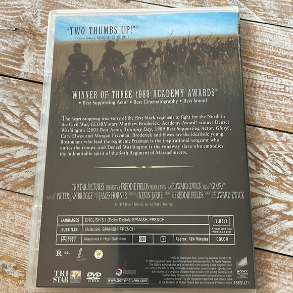 3/$15 u pick dvds📀or 1 for $9~ Glory - Picture 2 of 7